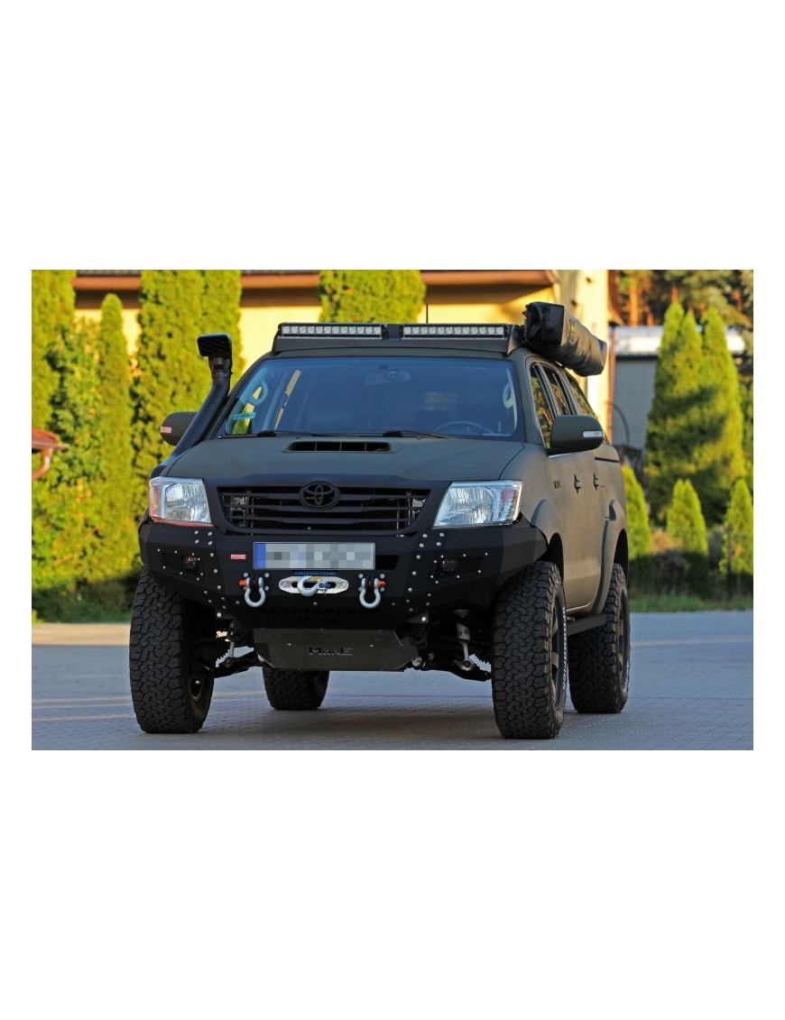 Zestaw aluminiowych osłon podwozia MorE 4x4 - Toyota Hilux Vigo 11-15 - do zderzaka Z014