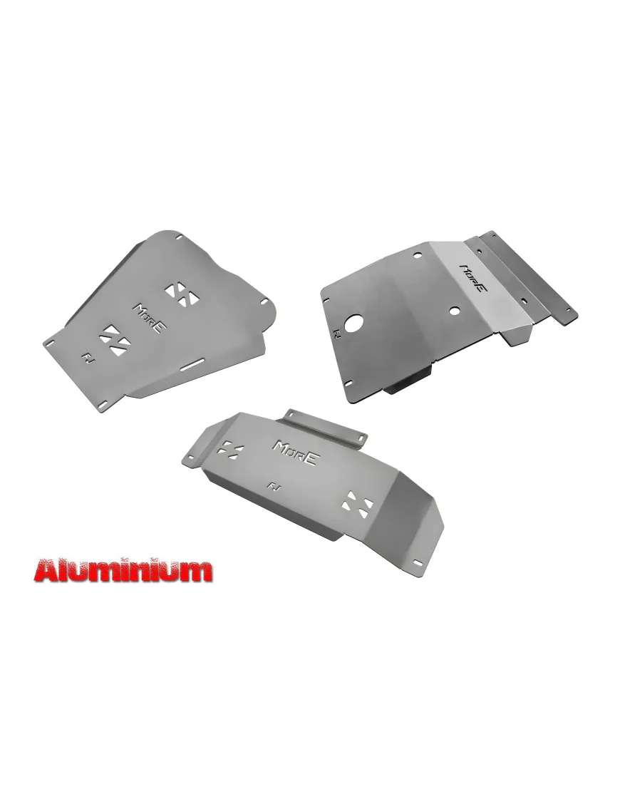 Zestaw aluminiowych osłon podwozia MorE 4x4 - Toyota FJ Cruiser