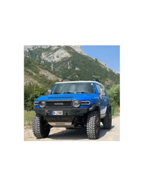 Zestaw aluminiowych osłon podwozia MorE 4x4 - Toyota FJ Cruiser - do zderzaka Z022