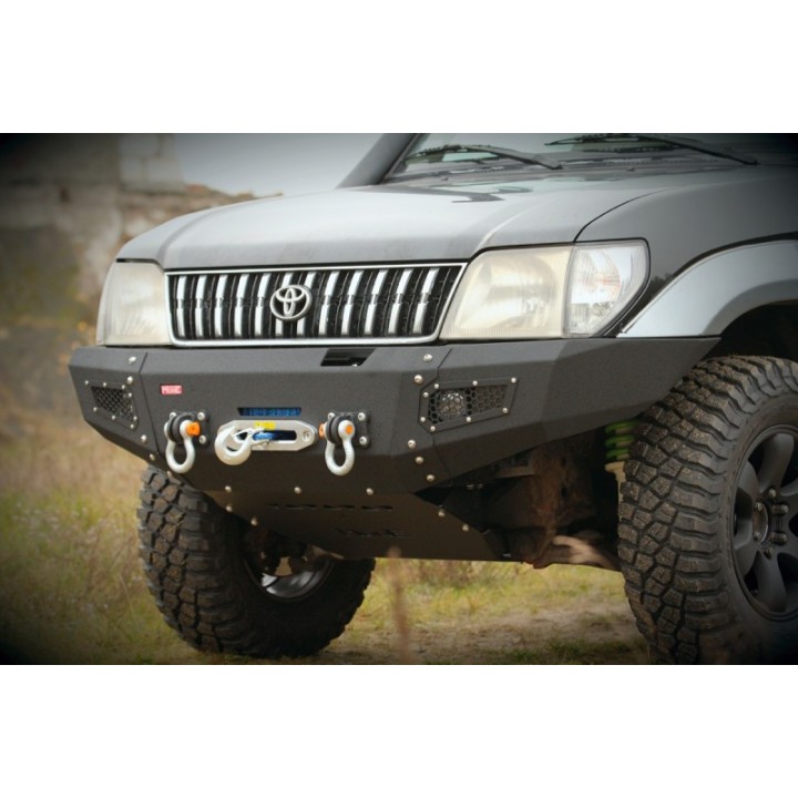 Zestaw aluminiowych osłon podwozia MorE 4x4 - Toyota Land Cruiser J95 benzyna - do zderzaka Z012