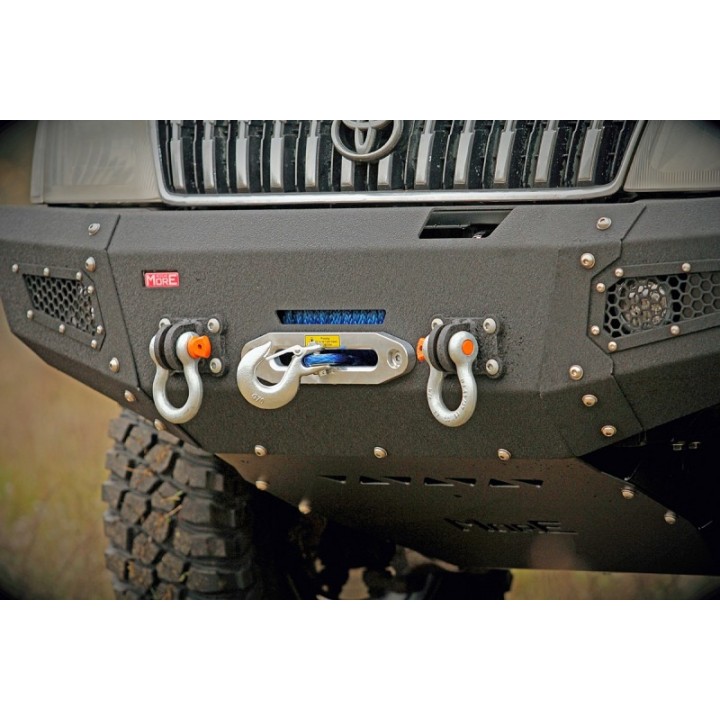 Zestaw aluminiowych osłon podwozia MorE 4x4 - Toyota Land Cruiser J95 benzyna - do zderzaka Z012