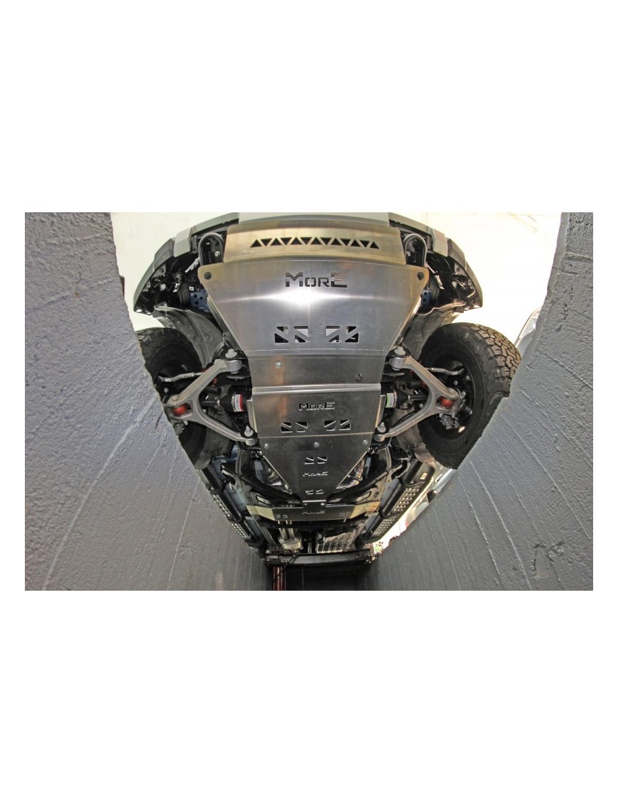 Zestaw aluminiowych osłon podwozia Ford Ranger Raptor 2023+ 3.0L V6 - MorE 4x4