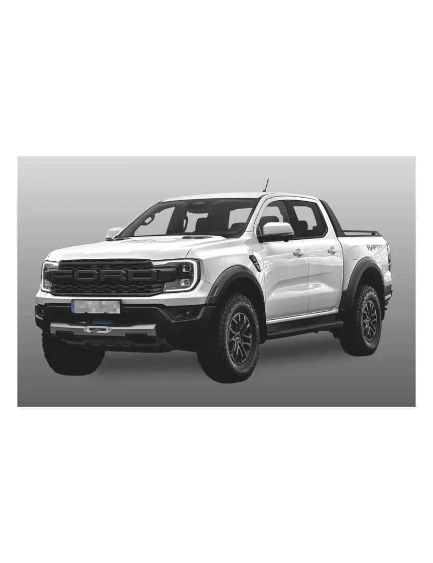 Zestaw aluminiowych osłon podwozia Ford Ranger Raptor 2023+ 3.0L V6 - MorE 4x4