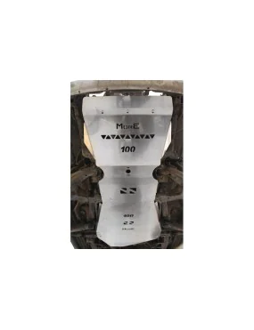 Zestaw aluminiowych osłon podwozia Toyota Land Cruiser J100, Lexus LX 470 Diesel - do zderzaka Z028