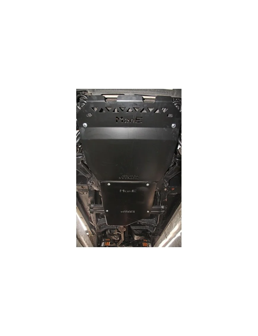 Zestaw aluminiowych osłon podwozia MorE 4x4 - Suzuki Grand Vitara 2 05-08 - do zderzaka Z024