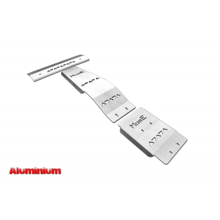 Zestaw aluminiowych osłon podwozia Jeep Gladiator JT 2019+ - MorE 4x4
