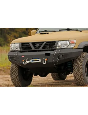 Zderzak przedni stalowy Nissan Patrol Y61 97-04 More 4x4
