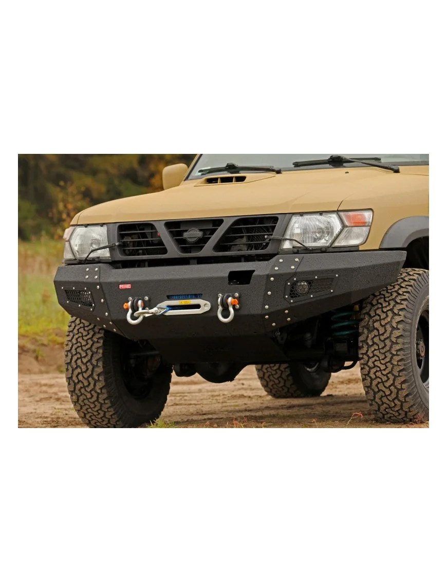 Zderzak przedni stalowy Nissan Patrol Y61 97-04 More 4x4