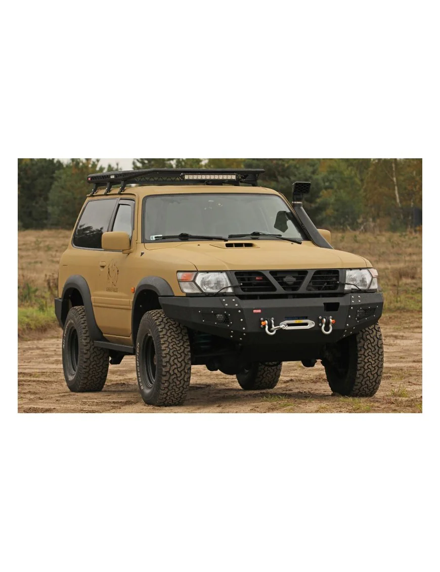 Zderzak przedni stalowy Nissan Patrol Y61 97-04 More 4x4