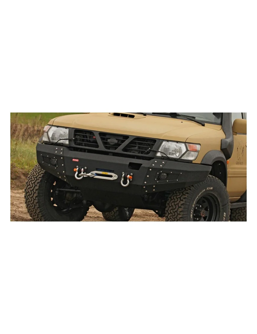 Zderzak przedni stalowy Nissan Patrol Y61 97-04 More 4x4