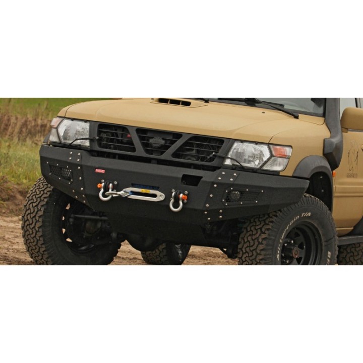 Zderzak przedni stalowy Nissan Patrol Y61 97-04 More 4x4