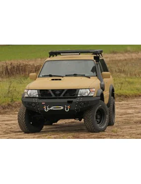 Zderzak przedni stalowy Nissan Patrol Y61 97-04 More 4x4