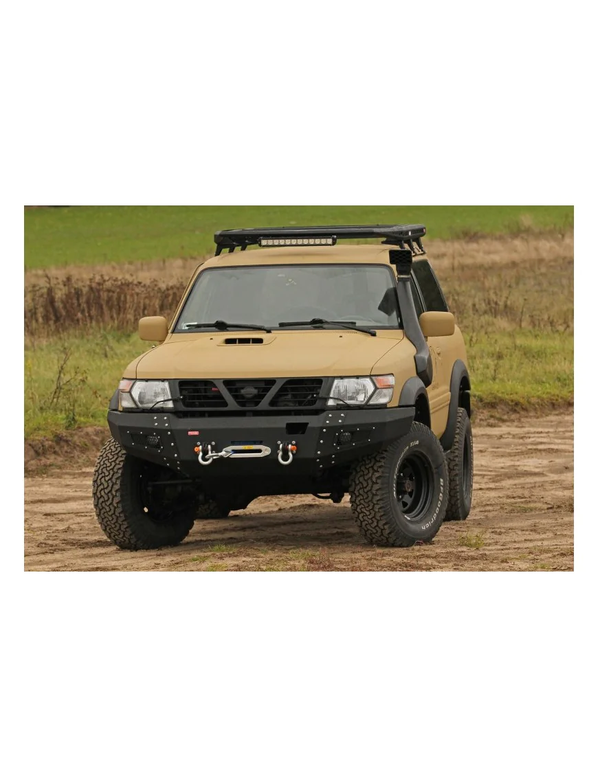 Zderzak przedni stalowy Nissan Patrol Y61 97-04 More 4x4