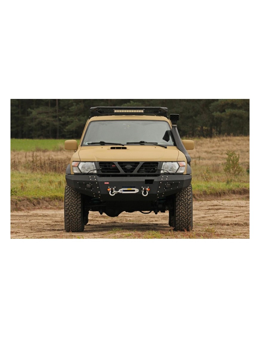 Zderzak przedni stalowy Nissan Patrol Y61 97-04 More 4x4