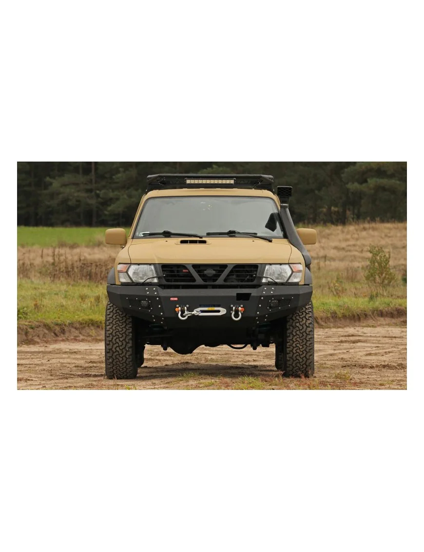 Zderzak przedni stalowy Nissan Patrol Y61 97-04 More 4x4