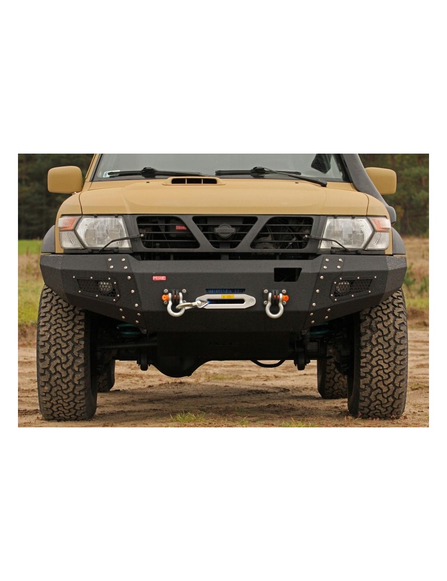 Zderzak przedni stalowy Nissan Patrol Y61 97-04 More 4x4