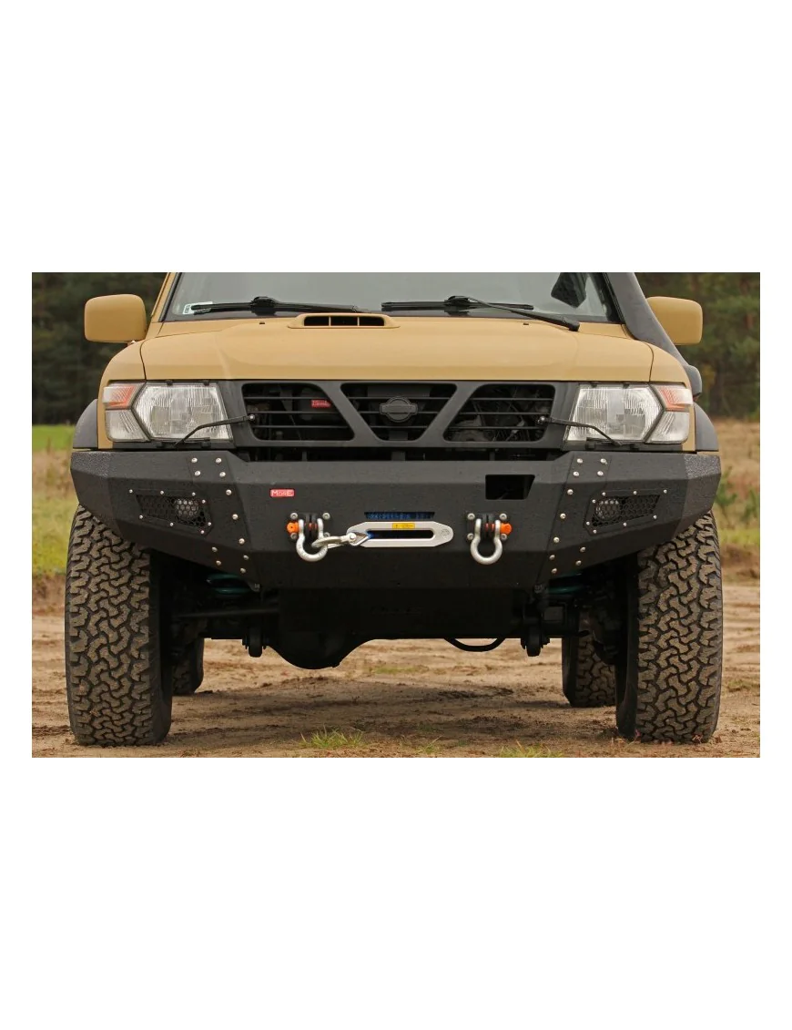 Zderzak przedni stalowy Nissan Patrol Y61 97-04 More 4x4