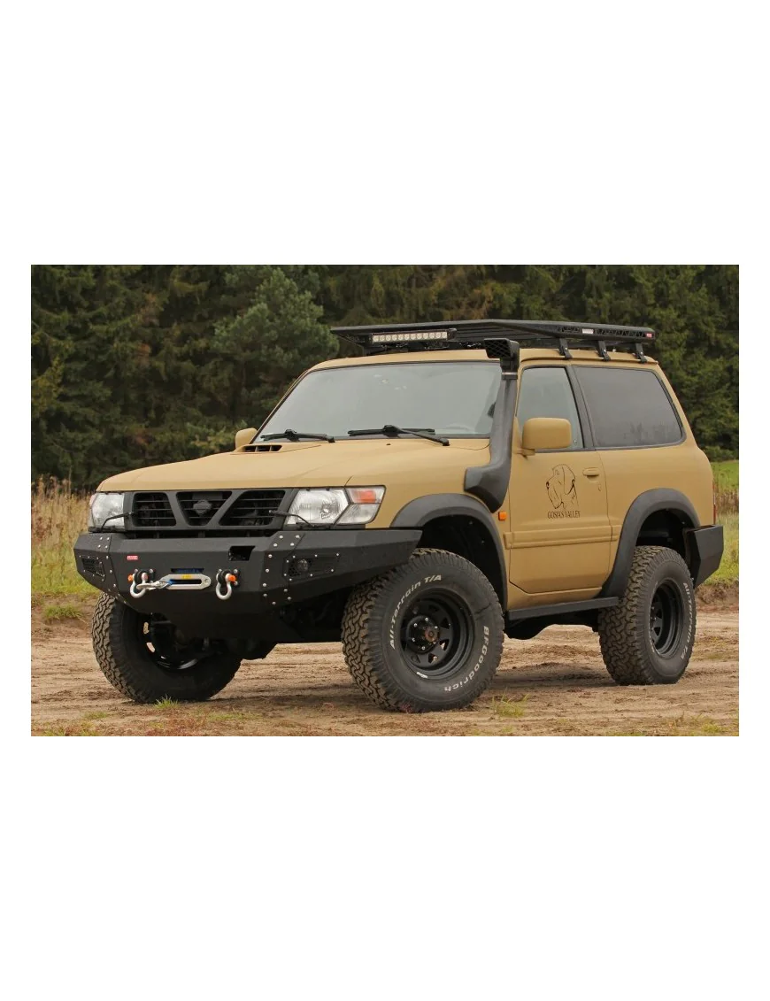 Zderzak przedni stalowy Nissan Patrol Y61 97-04 More 4x4