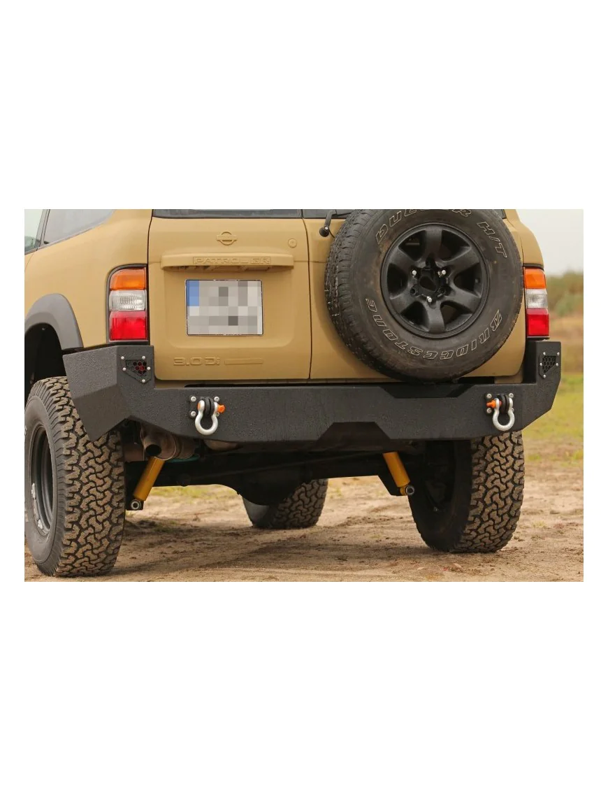 Zderzak tylny stalowy Nissan Patrol Y61 97-04 More 4x4