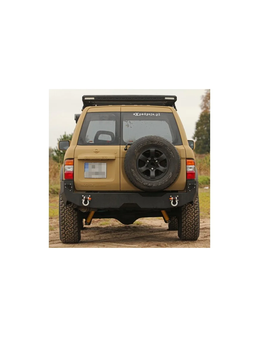 Zderzak tylny stalowy Nissan Patrol Y61 97-04 More 4x4