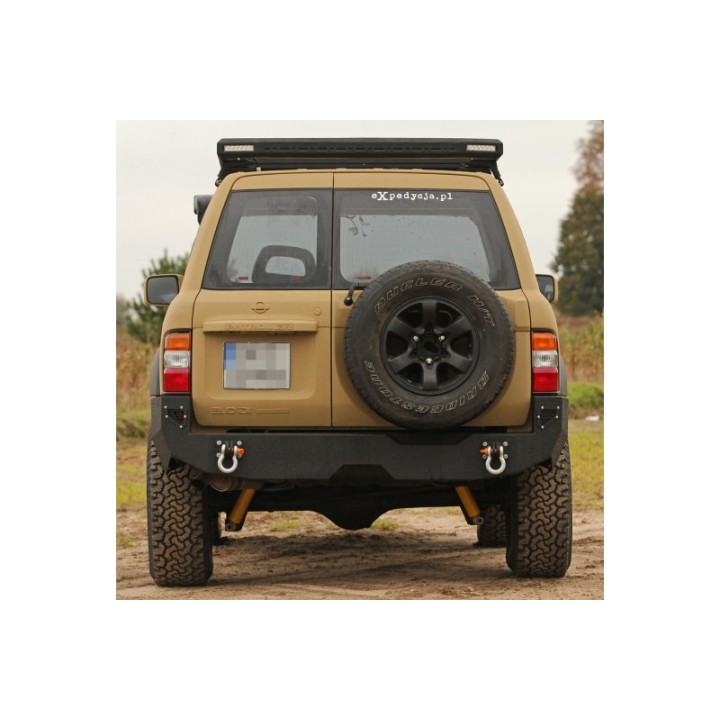 Zderzak tylny stalowy Nissan Patrol Y61 97-04 More 4x4