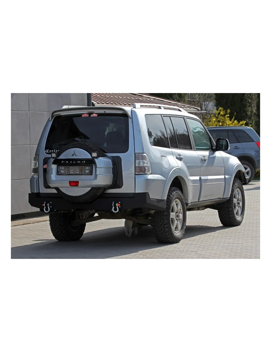 Zderzak tylny stalowy Mitsubishi Pajero 4 V80 long More 4x4