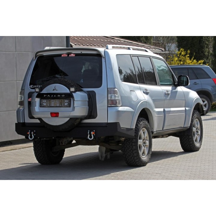 Zderzak tylny stalowy Mitsubishi Pajero 4 V80 long More 4x4