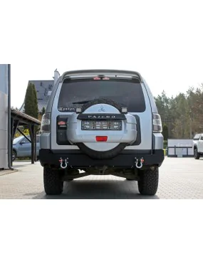 Zderzak tylny stalowy Mitsubishi Pajero 4 V80 long More 4x4