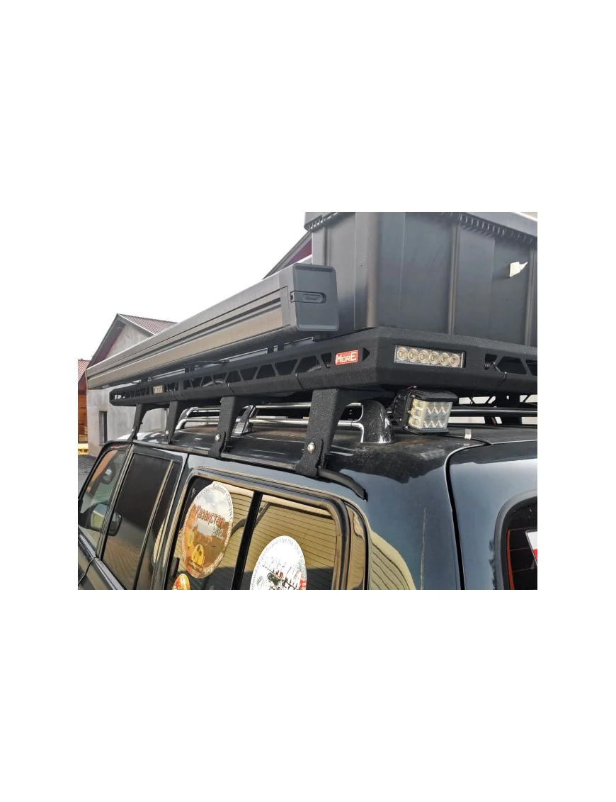 Bagażnik Dachowy Toyota Land Cruiser J80 z relingami, koszowy - More4x4