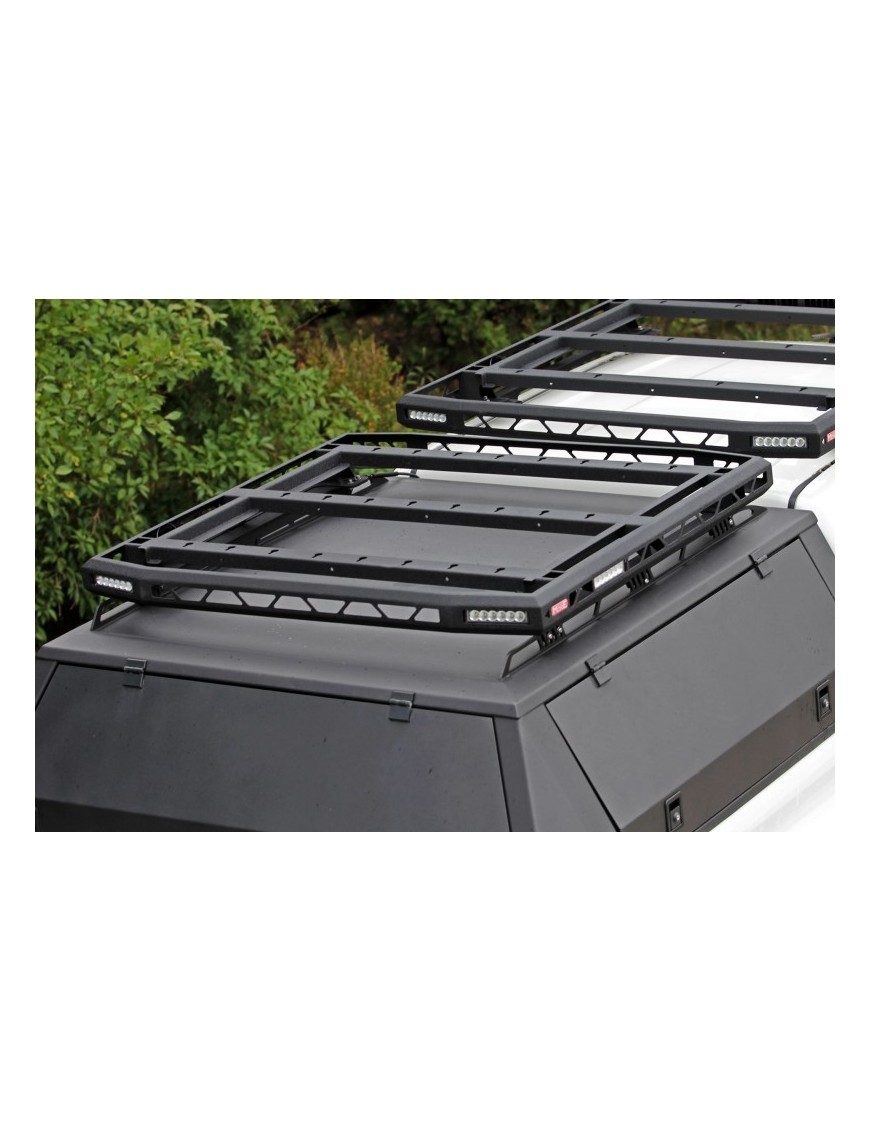 Bagażnik dachowy na hardtop pickup'a 120x120cm - More 4x4 Mark II