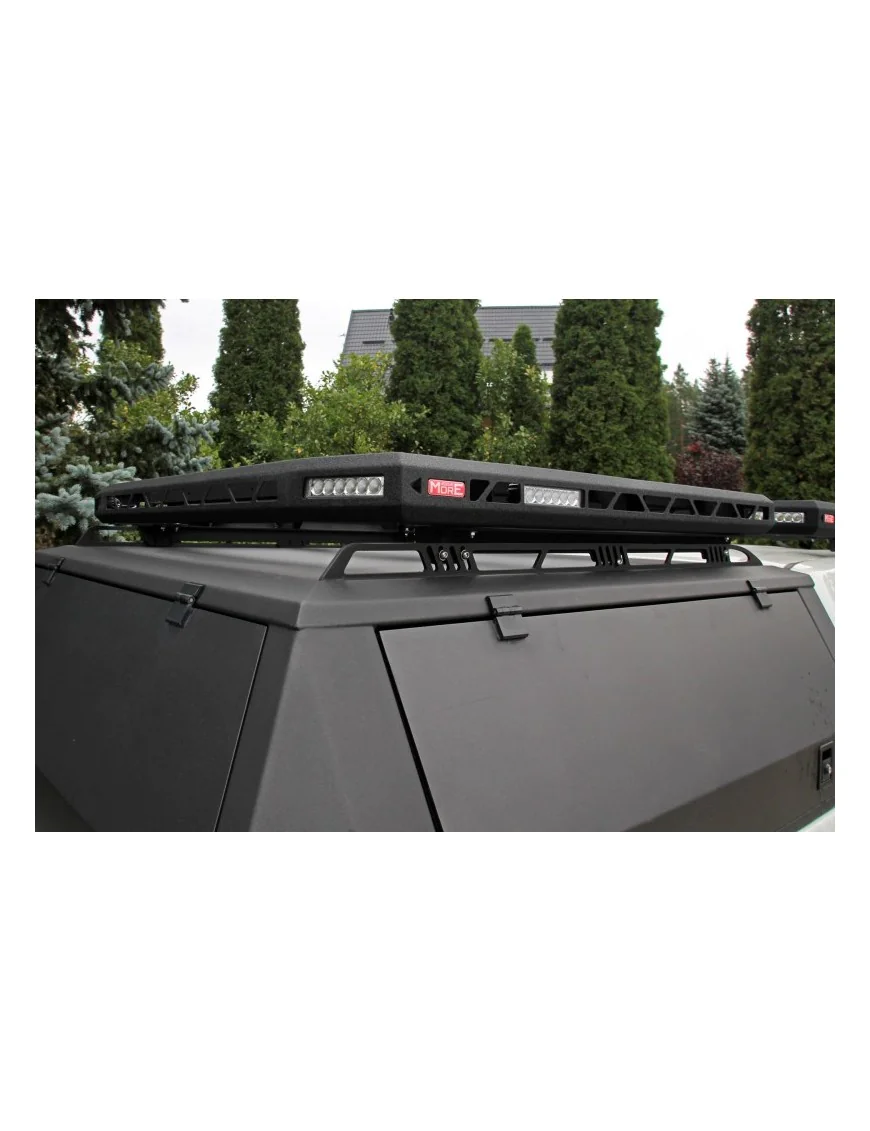 Bagażnik dachowy na hardtop pickup'a 120x120cm - More 4x4 Mark II