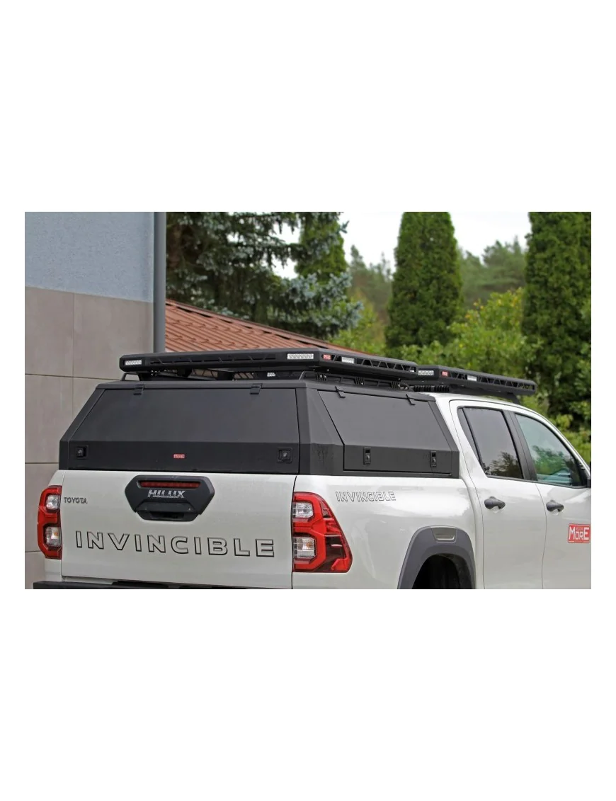 Bagażnik dachowy na hardtop pickup'a 120x120cm - More 4x4 Mark II