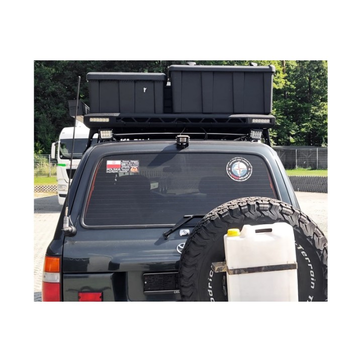 Bagażnik Dachowy Toyota Land Cruiser J80 z relingami - More 4x4 Mark II