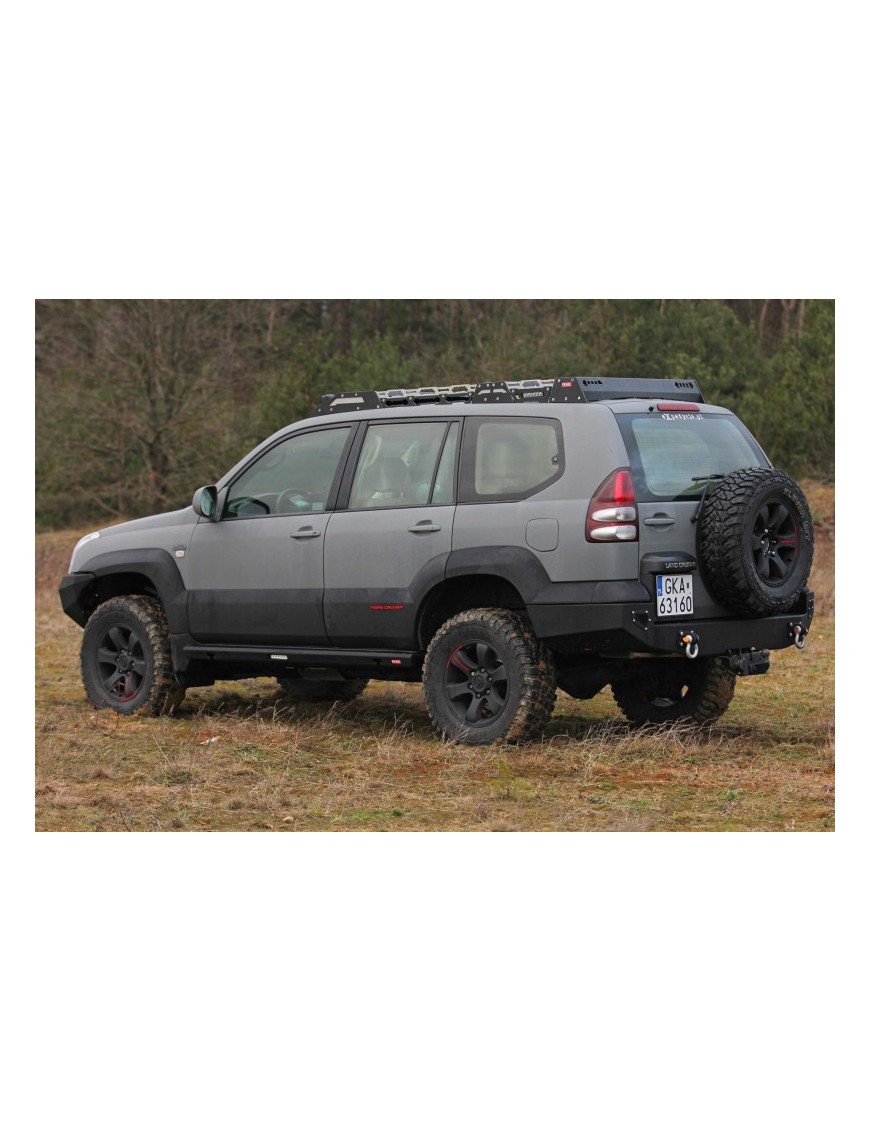 Bagażnik Dachowy Toyota Land Cruiser J120, skrzynkowy - More4x4