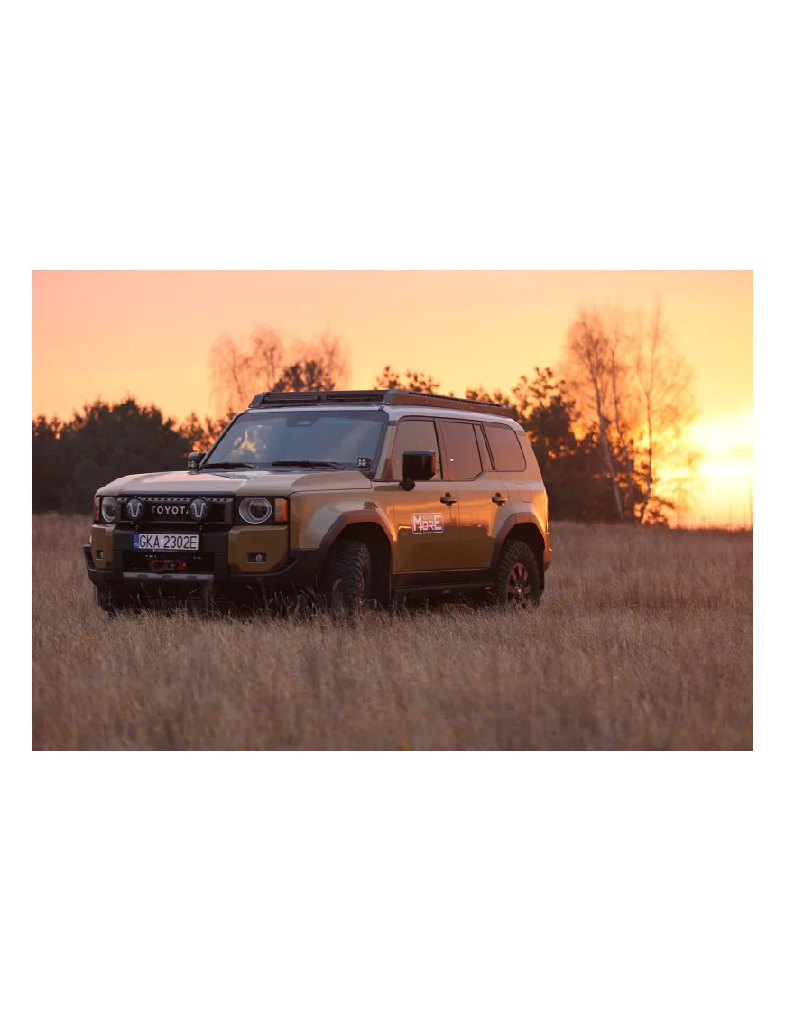 Mocowanie lamp przed / za atrapą Toyota Land Cruiser J250 - More 4x4