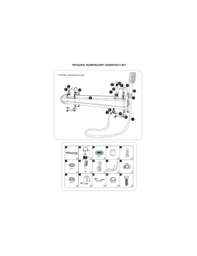 Prysznic samochodowy 20L - solarny, grawitacyjny - More 4x4