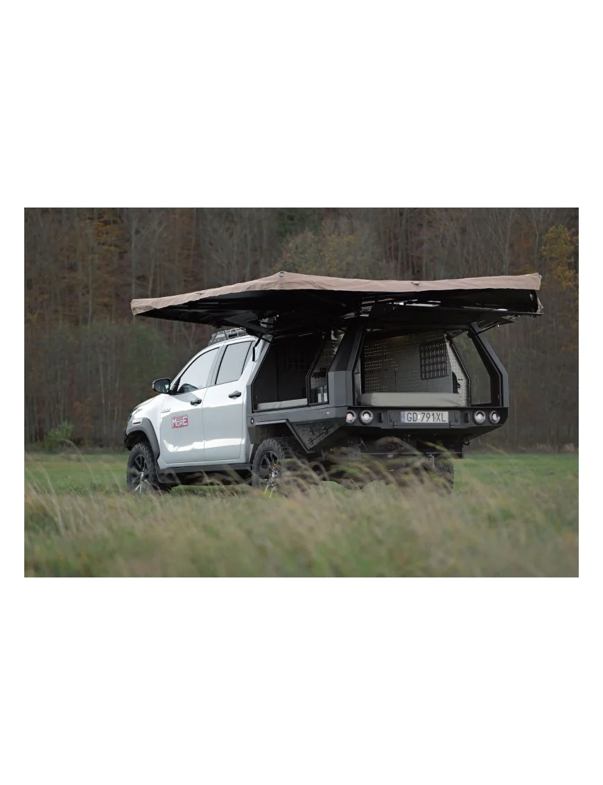Markiza samochodowa Batwing 270° 2,5m - zadaszenie boczne More 4x4