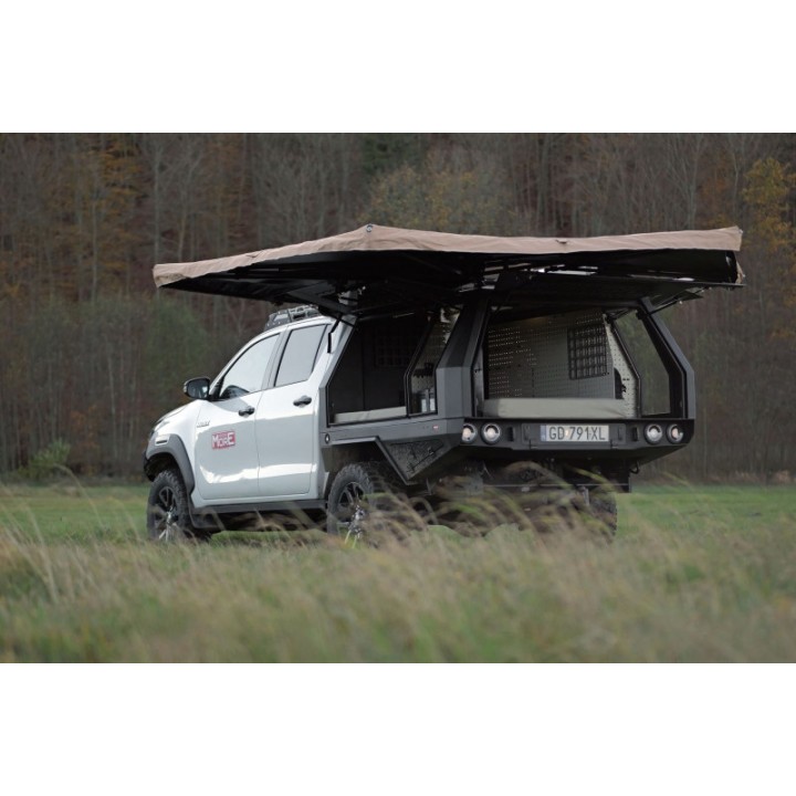 Markiza samochodowa Batwing 270° 2,5m - zadaszenie boczne More 4x4
