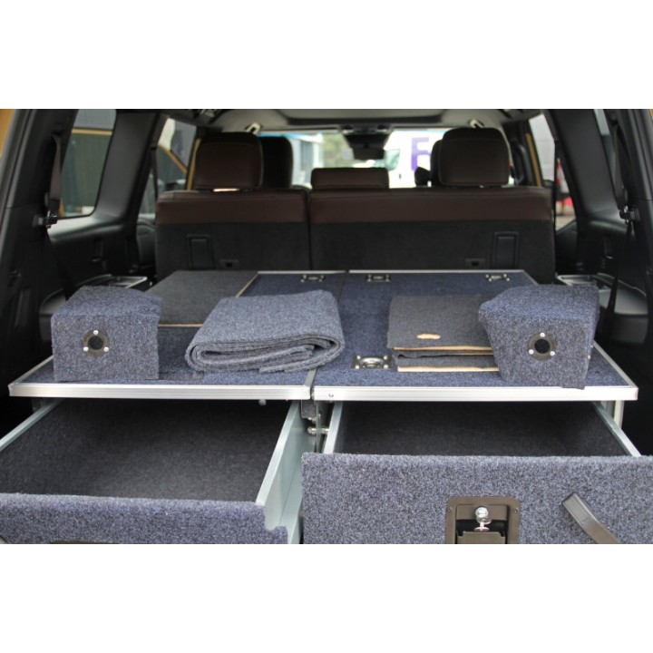 Zabudowa szufladowa Toyota Land Cruiser J120, J150, Land Rover Discovery - More 4x4