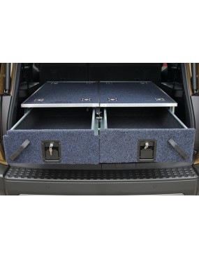 Zabudowa szufladowa Toyota Land Cruiser J100, J200, J250, Nissan Patrol Y61 - More 4x4