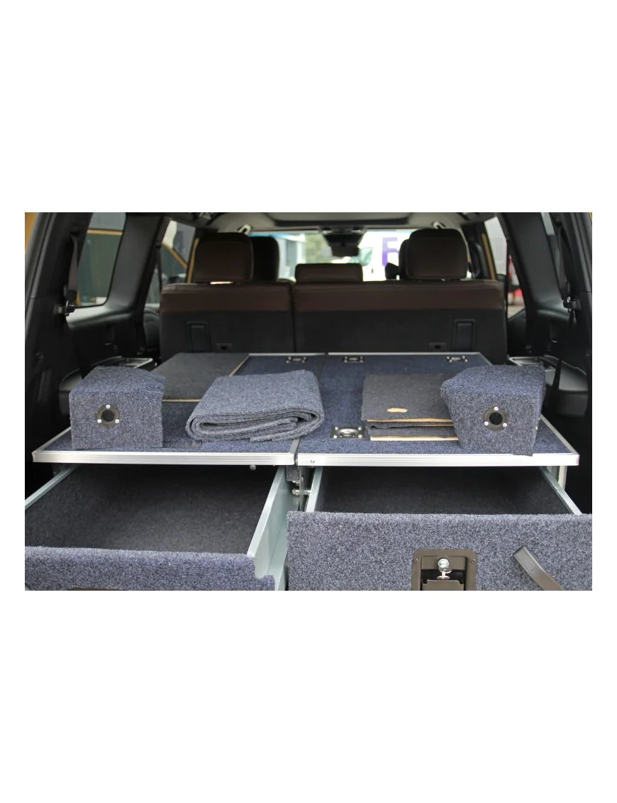 Zabudowa szufladowa Toyota Land Cruiser J100, J200, J250, Nissan Patrol Y61 - More 4x4