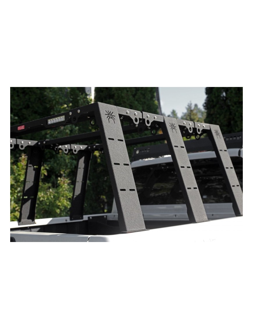 Pick-Up Bed Rack More 4x4 mark II - wysoki, krótki - do rolety i roll bara