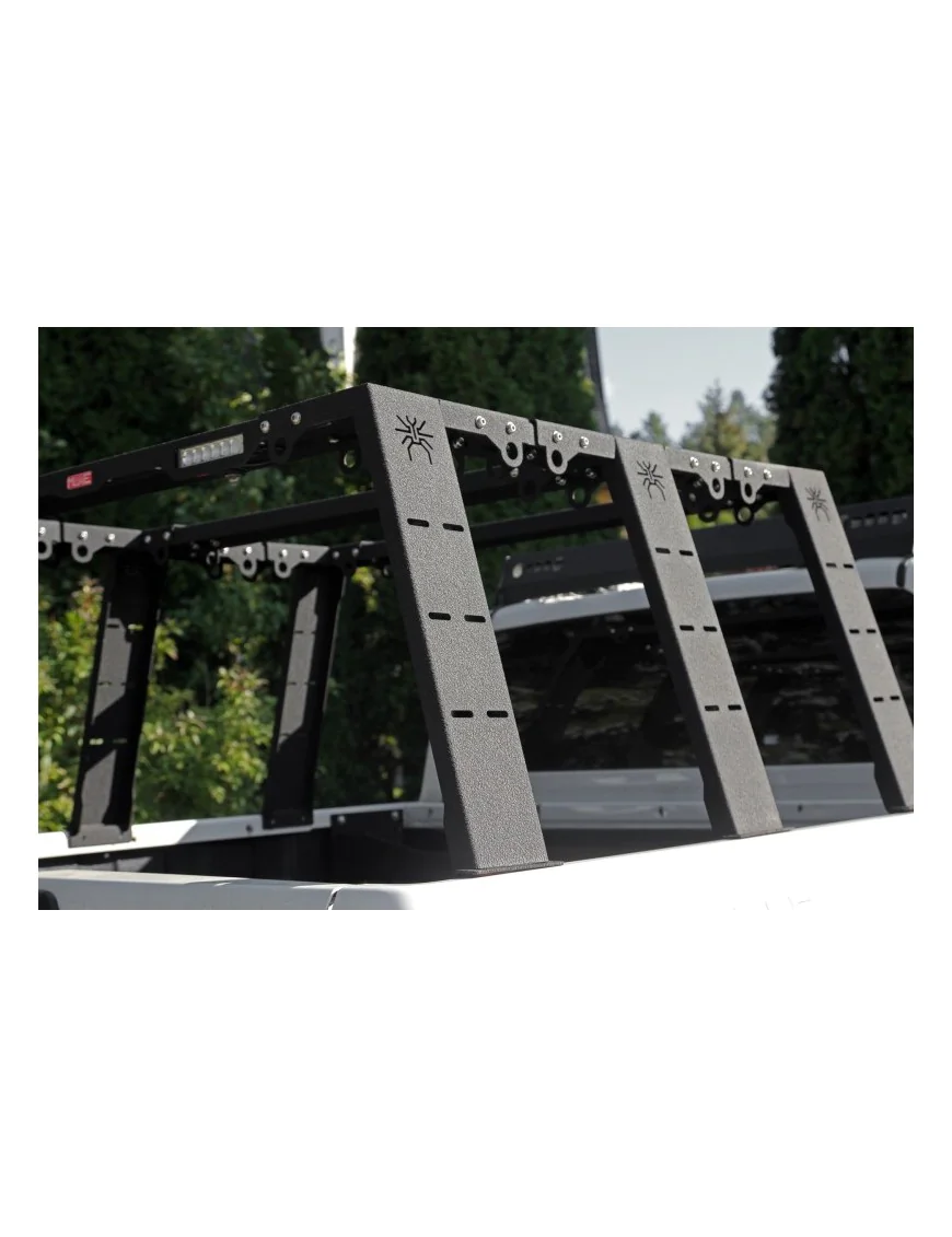 Pick-Up Bed Rack More 4x4 mark II - wysoki, krótki - do rolety i roll bara