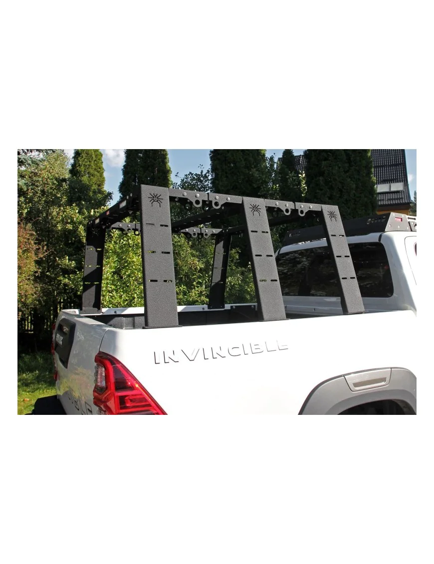 Pick-Up Bed Rack More 4x4 mark II - wysoki, krótki - do rolety i roll bara