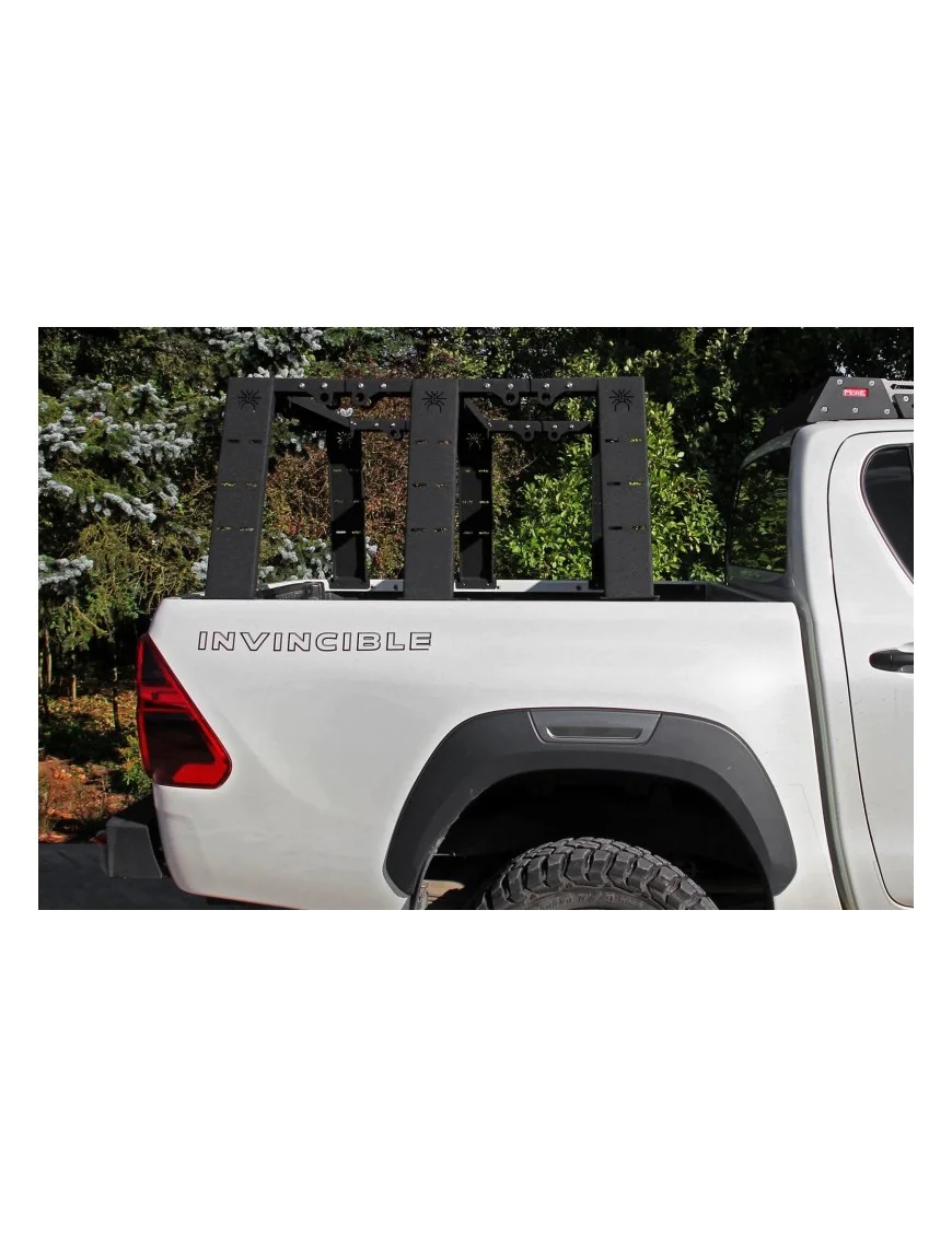 Pick-Up Bed Rack More 4x4 mark II - wysoki, krótki - do rolety i roll bara