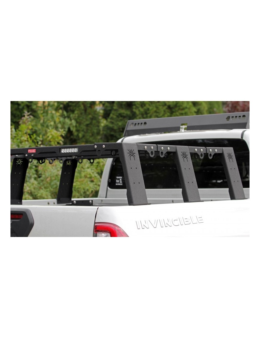 Pick-Up Bed Rack More 4x4 mark II - niski, krótki - do rolety i roll bara