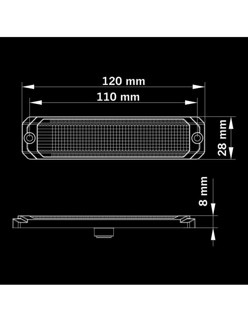Lampa czerwona Strands DARK KNIGHT SM6 RED 809513 | Szekla4x4.pl Lampa czerwona Strands DARK KNIGHT SM6 RED 809513 | Szekla4x4.pl