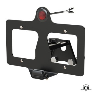 Relokacja tablicy Jeep Wrangler JL na koło zapasowe METALCLOAK