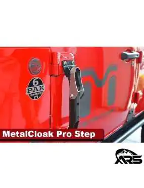 Stopień na drzwi Rocklander PRO Metalcloak  Jeep Wrangler JL | Szekla4x4.pl