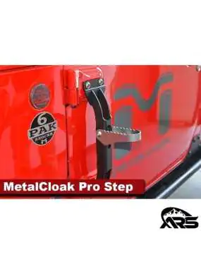Stopień na drzwi Rocklander PRO Metalcloak  Jeep Wrangler JL | Szekla4x4.pl
